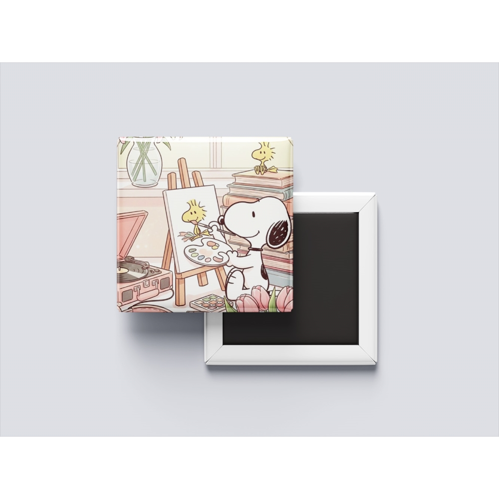 PACK X 4 IMANES DECORATIVOS SNOOPY - 2 - 4