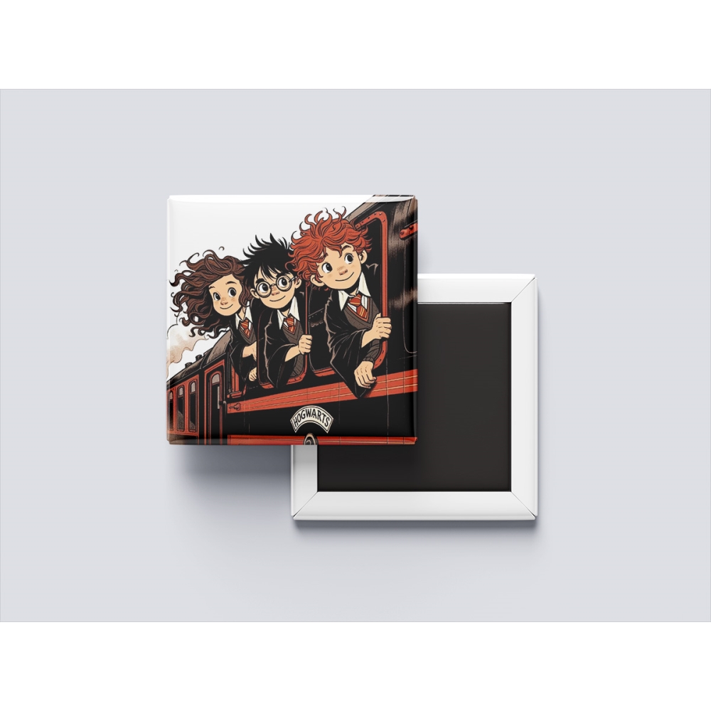 PACK X 4 IMANES DECORATIVOS HARRY POTTER - 1