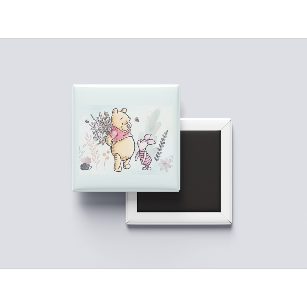 PACK X 4 IMANES DECORATIVOS WINNIE THE POOH - 1
