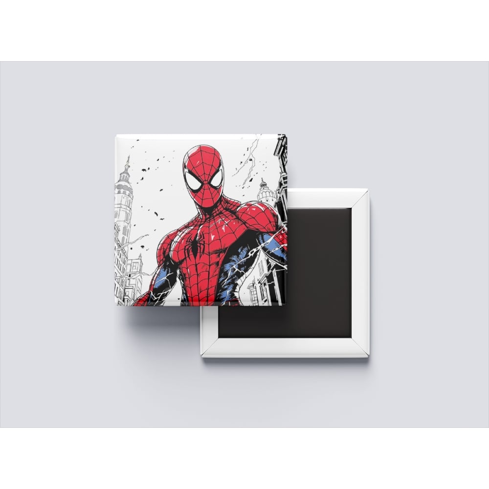 PACK X 4 IMANES DECORATIVOS SPIDERMAN - 1