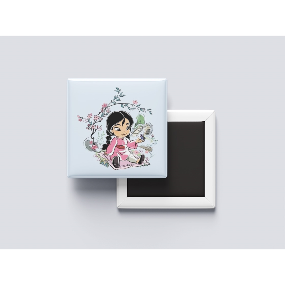 PACK X 4 IMANES DECORATIVOS PRINCESAS - 2