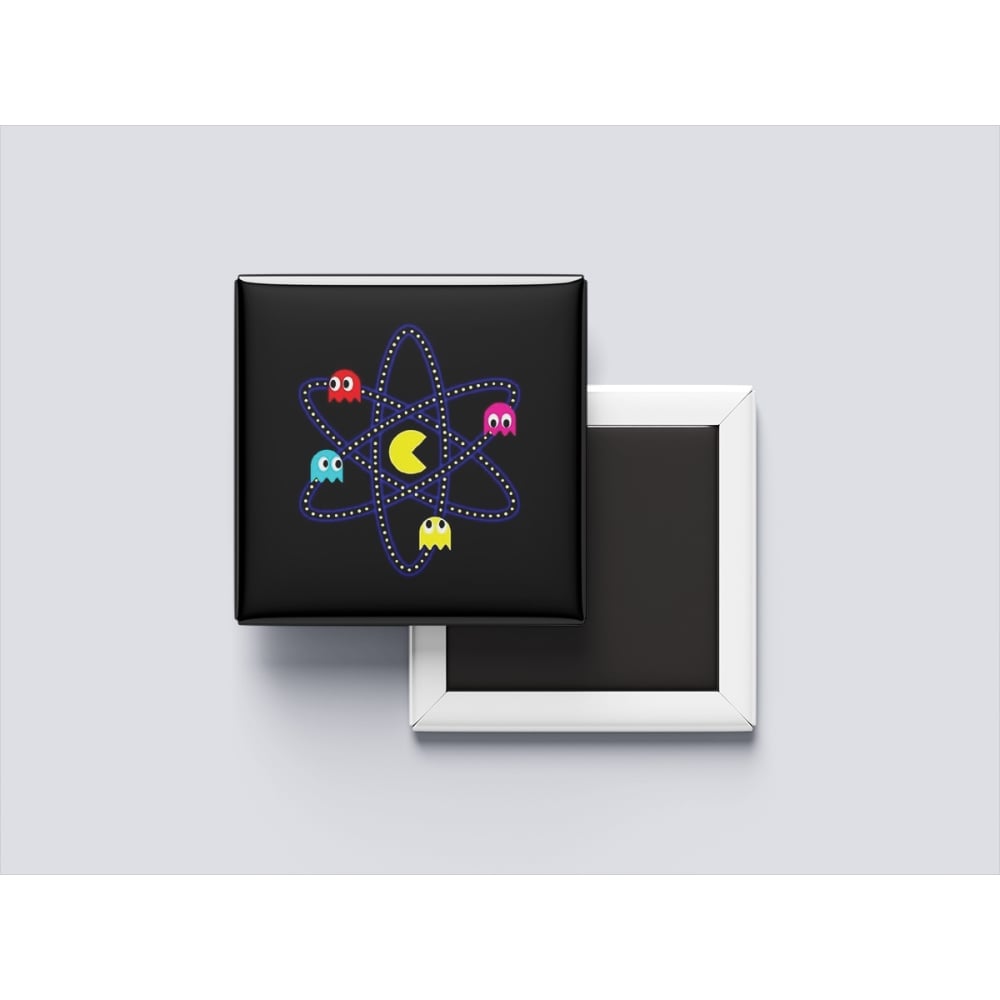 PACK X 4 IMANES DECORATIVOS PACMAN - 1