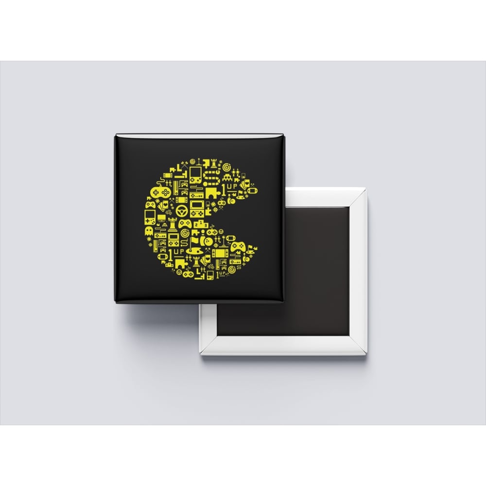 PACK X 4 IMANES DECORATIVOS PACMAN - 3