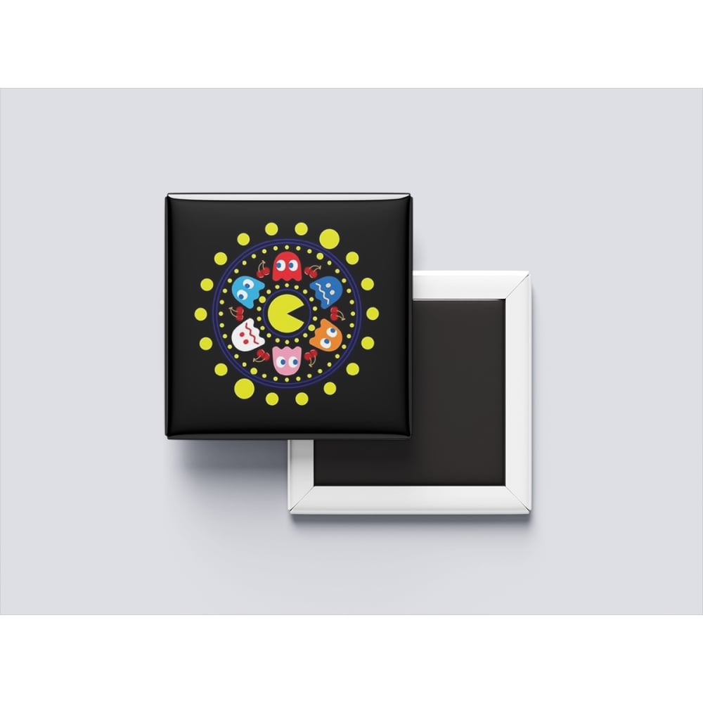 PACK X 4 IMANES DECORATIVOS PACMAN - 4