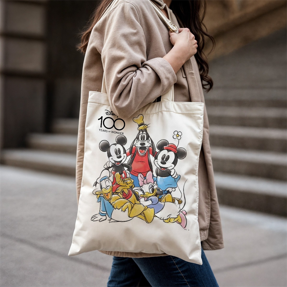 BOLSO DE DRILL MICKEY - 1