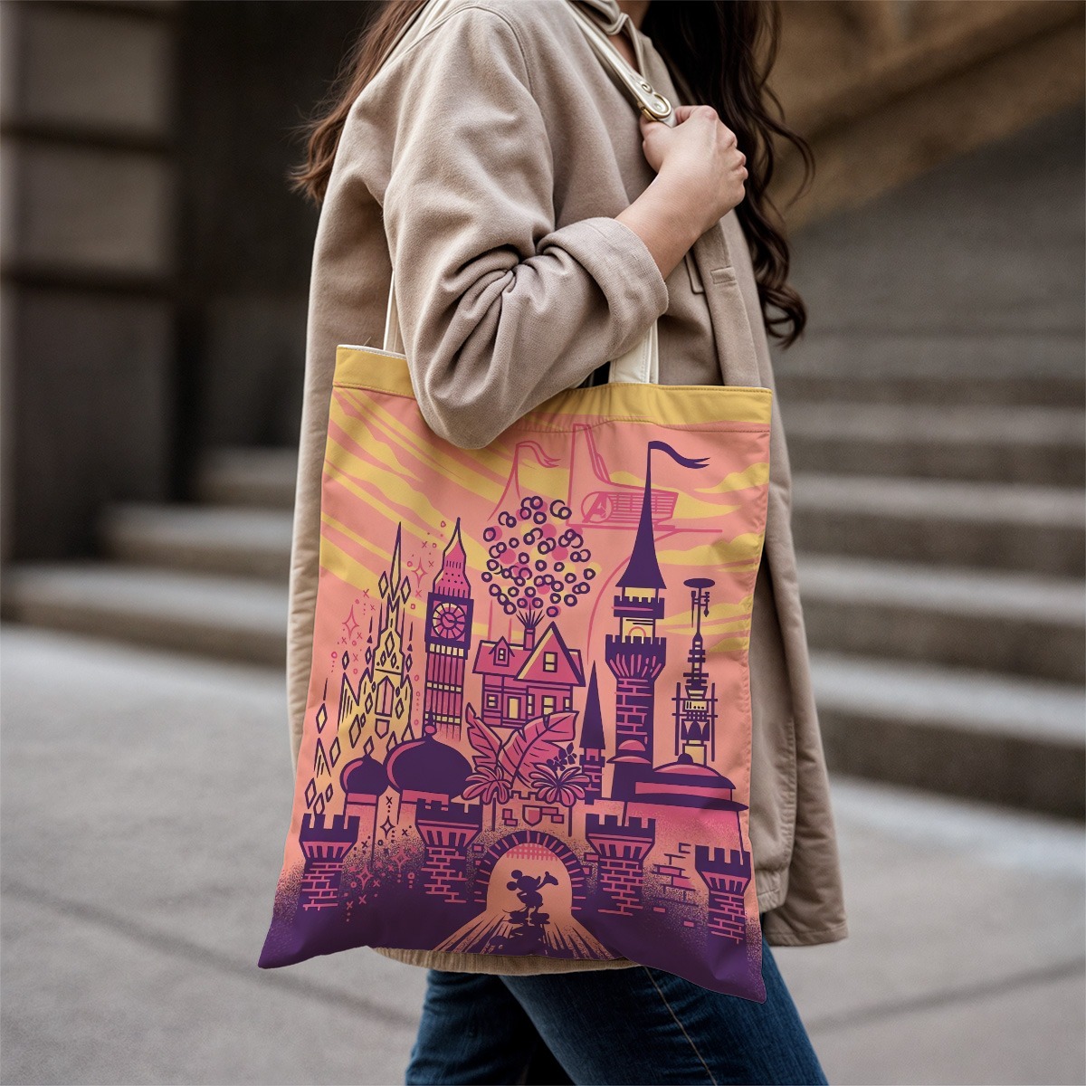 BOLSO DE DRILL MICKEY - 2