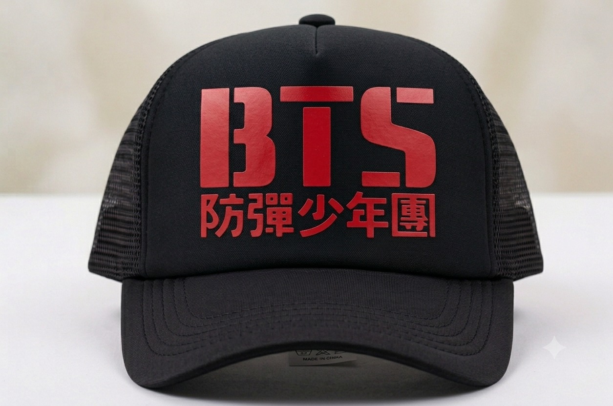 GORRO BTS ROJO - 1