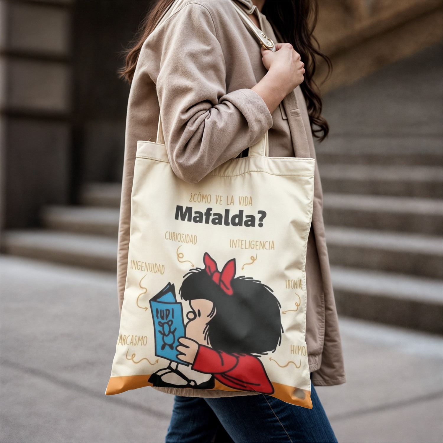 BOLSO DE TELA MAFALDA - 1