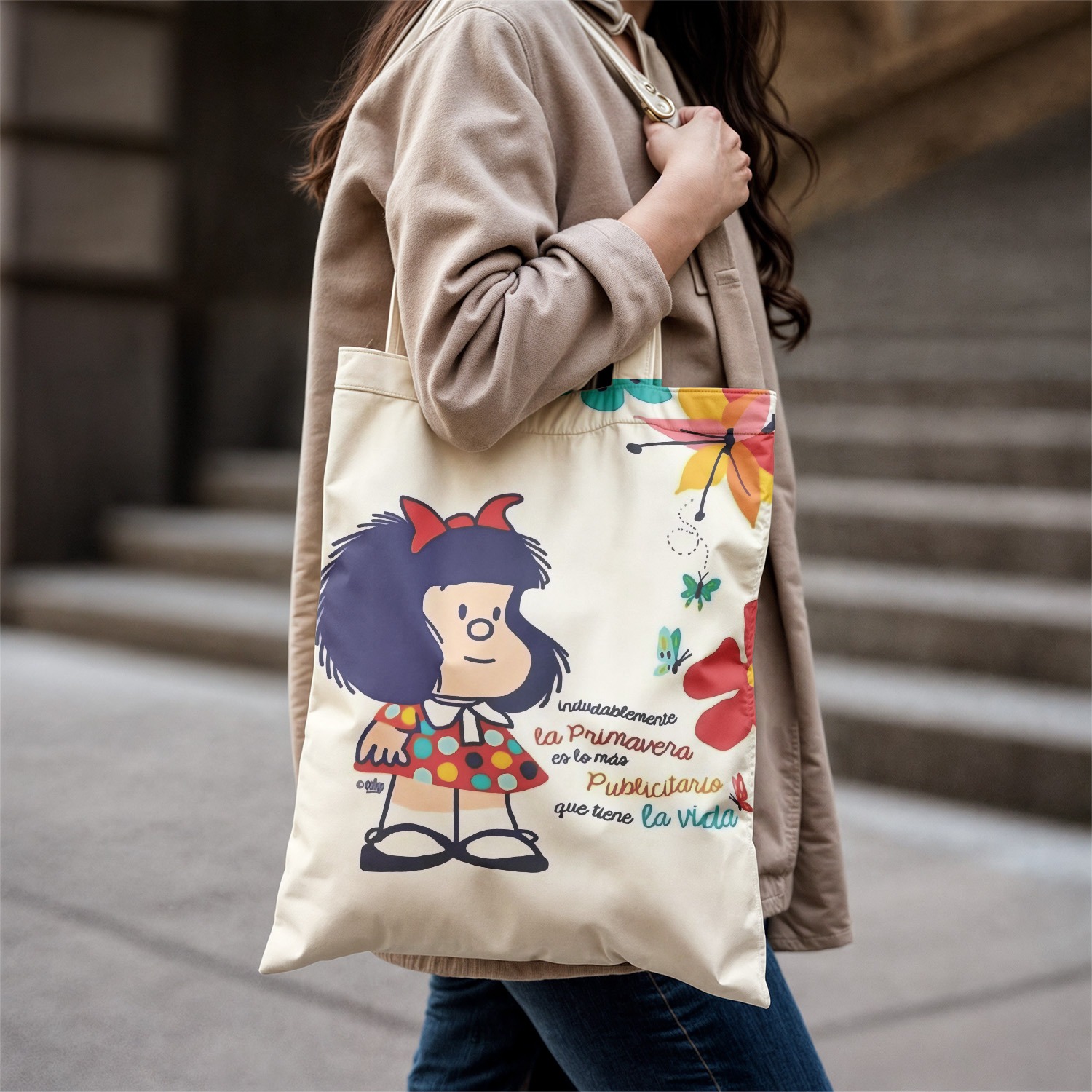 BOLSO DE TELA MAFALDA - 2