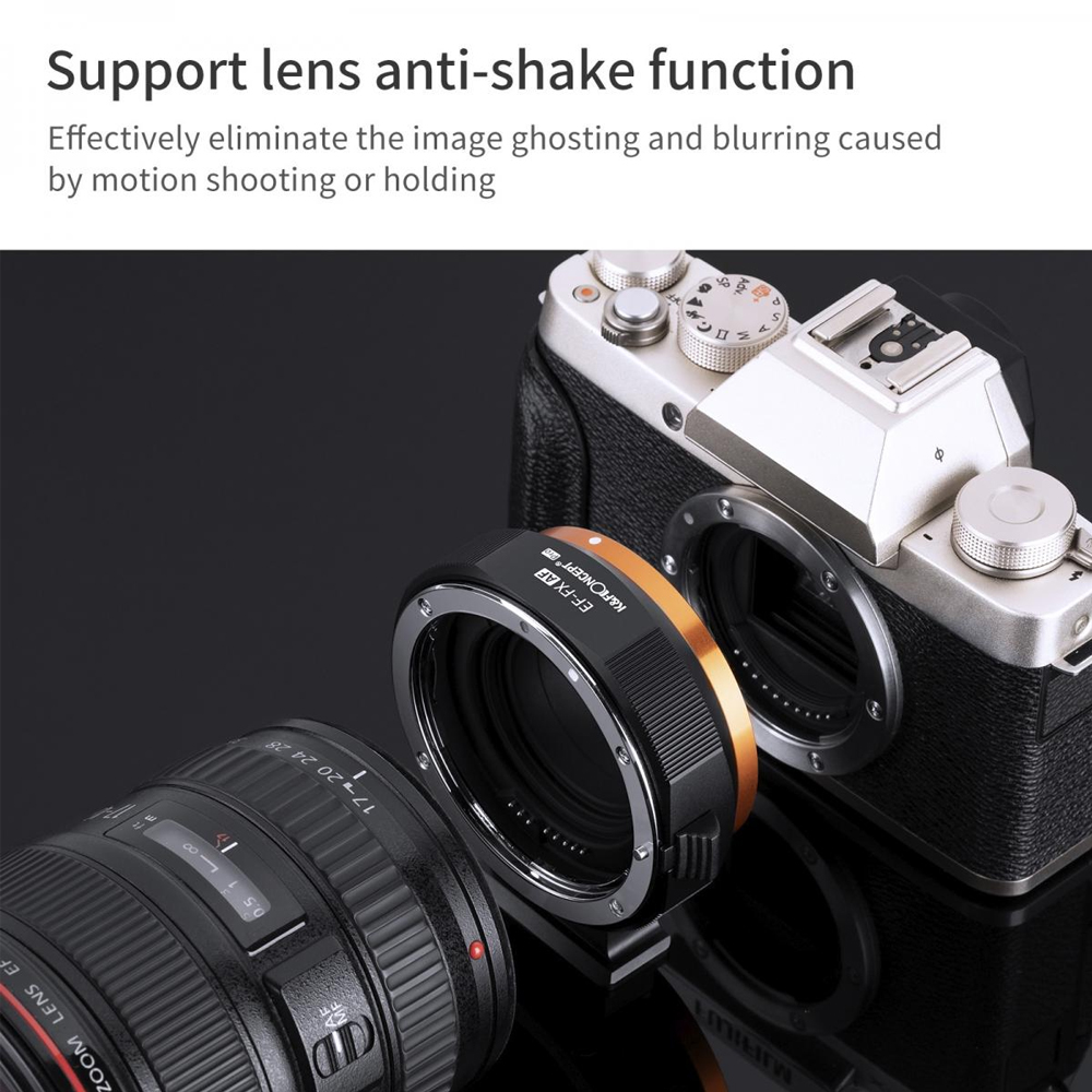 ADAPTADOR AUTOFOCUS KYF CONCEPT OBJETIVOS EF/EF-S EN MONTURA FUJIFILM FX KF06.465 - 4