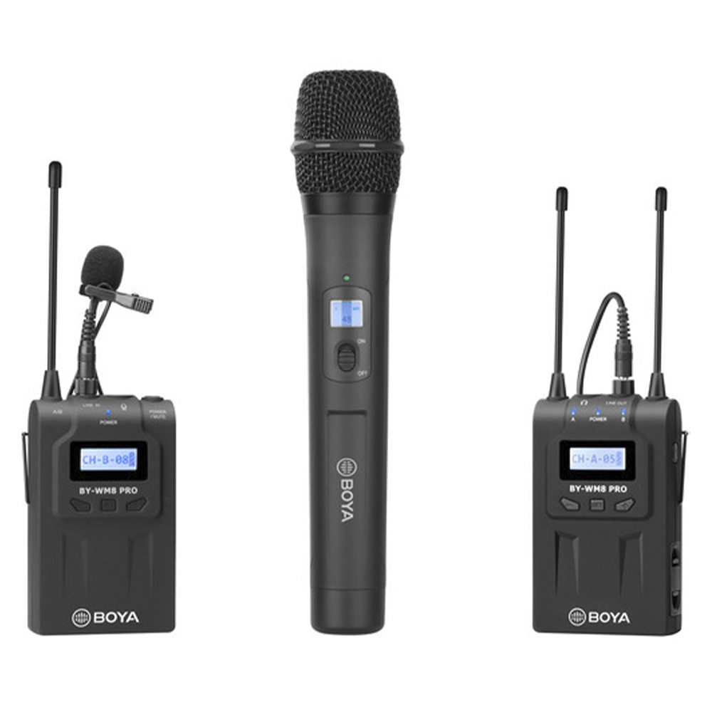 Microfono Boya BY-WM8 PRO K1 + WHM8 - 1