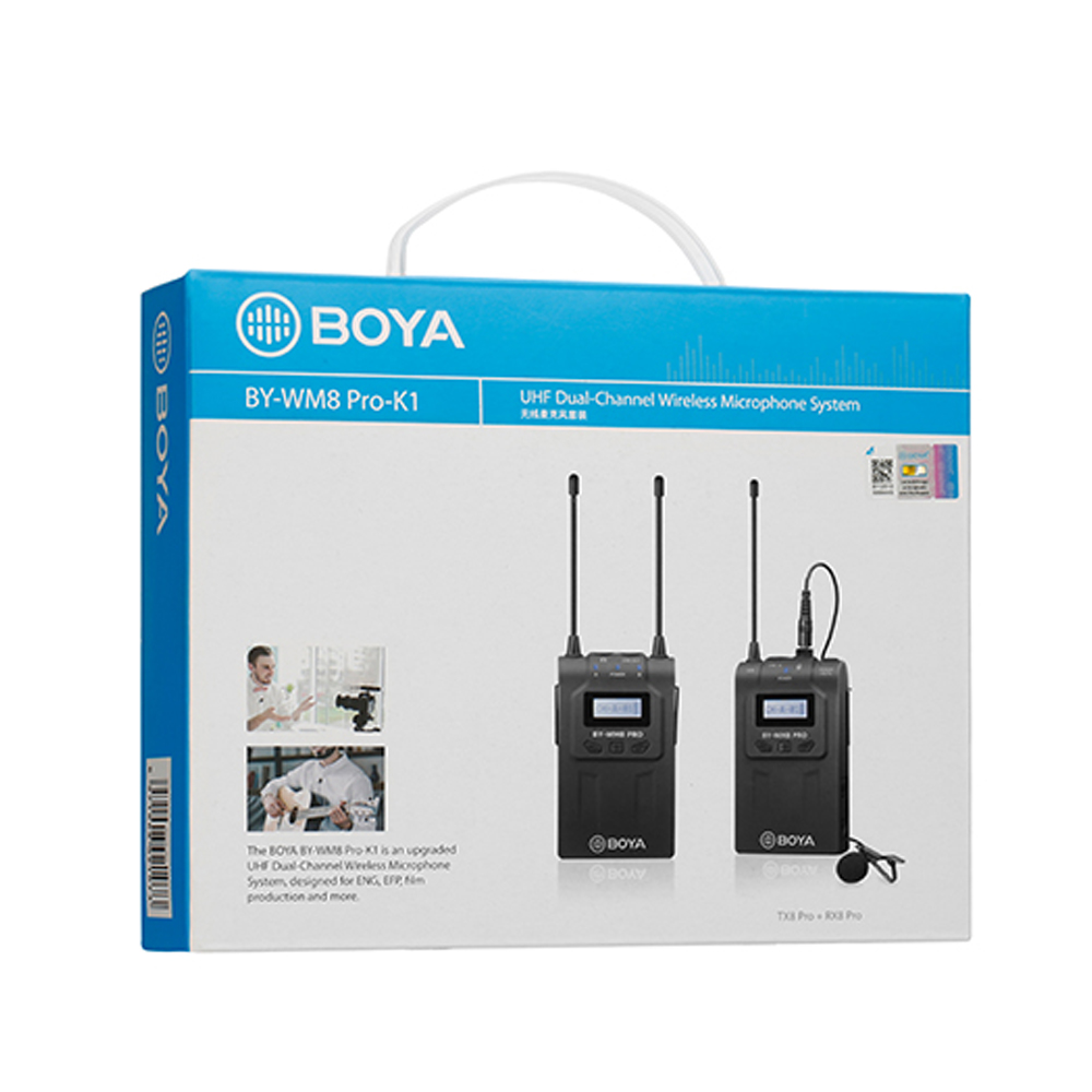 MICROFONO BOYA INALAMBRICO BY-WM8 PRO K1 - 6