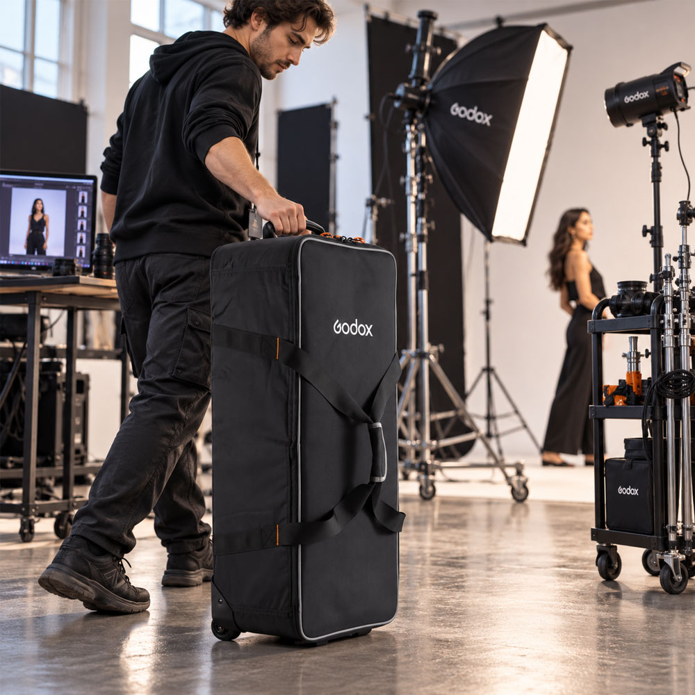 Maleta con Ruedas Godox CB-06 para Equipos de Iluminación - 5