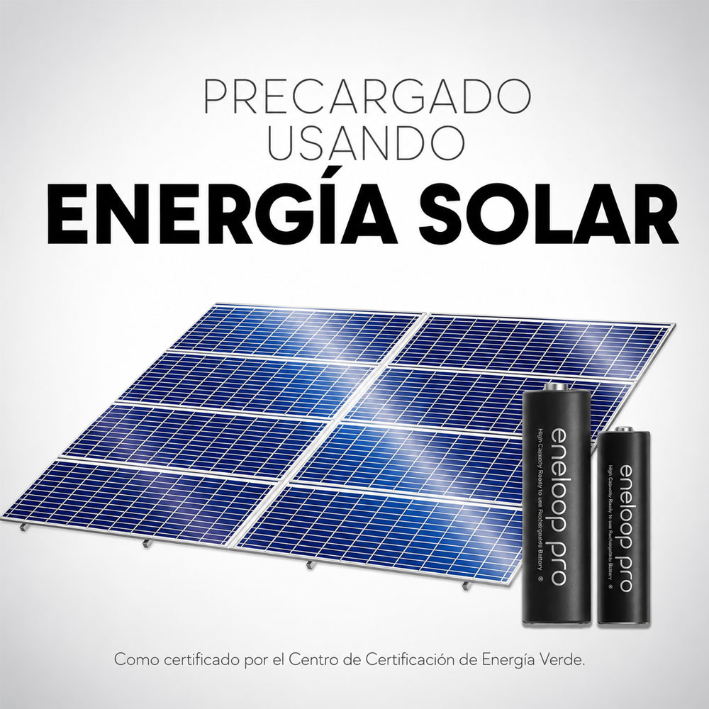 PILAS ENELOOP RECARGABLES 2500MAH PACK X4 AA+CARGADOR BQ-CC17 - 8