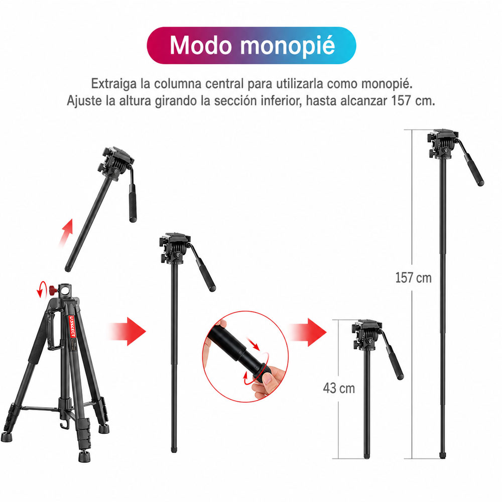 TRIPODE ULANZI VT02 - 9