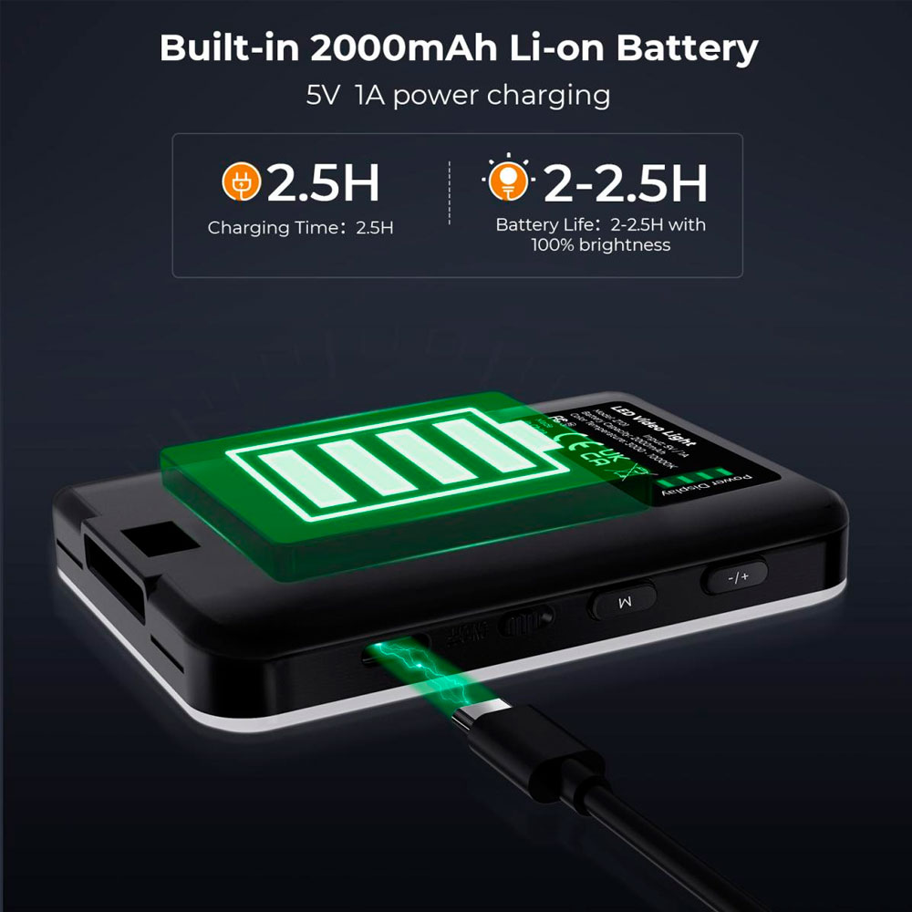 LUZ CONTINUA PORTATIL KYF CONCEPT KF34.034 BI-COLOR - 4