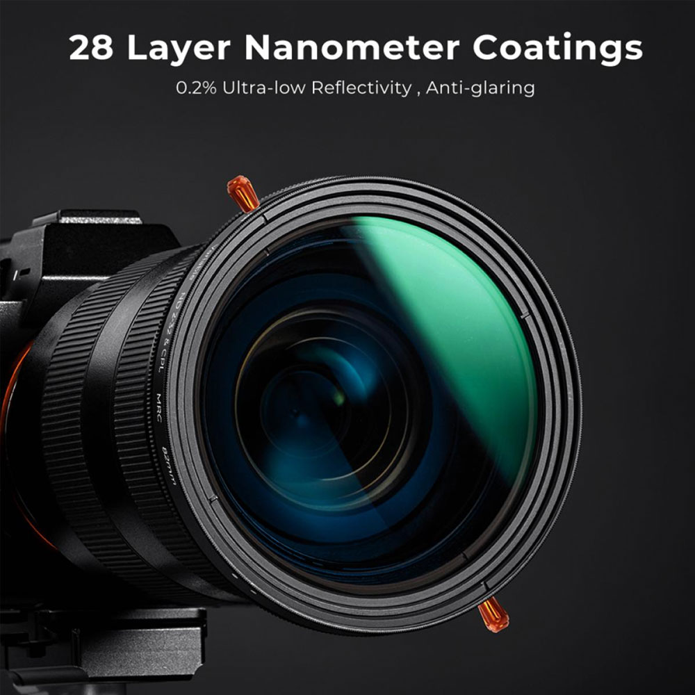 FILTRO KYF CONCEPT VARIABLE ND2-32 + CPL POLARIZADOR 67MM - KF01.1085V1 - 6