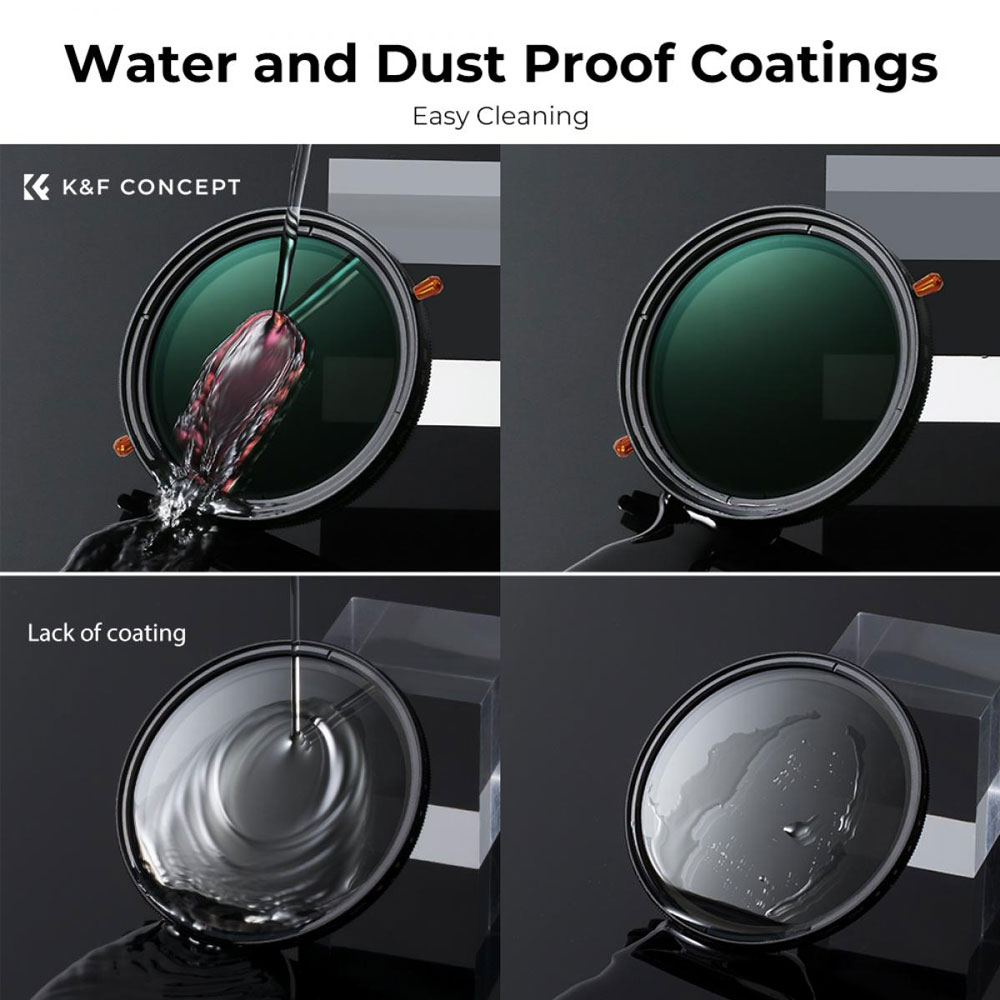 FILTRO KYF CONCEPT VARIABLE ND2-32 + CPL POLARIZADOR 67MM - KF01.1085V1 - 7