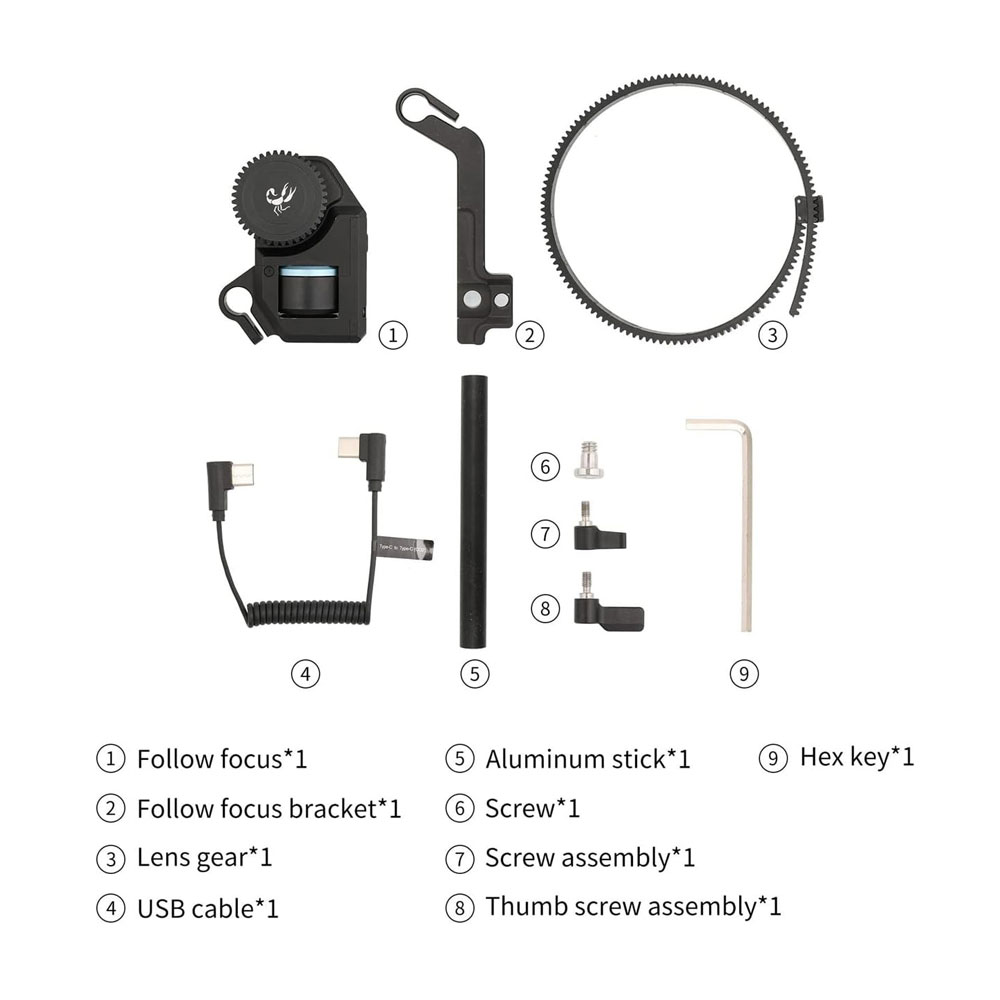 KIT DE MOTOR DE ENFOQUE FEIYUTECH AKFII - 8