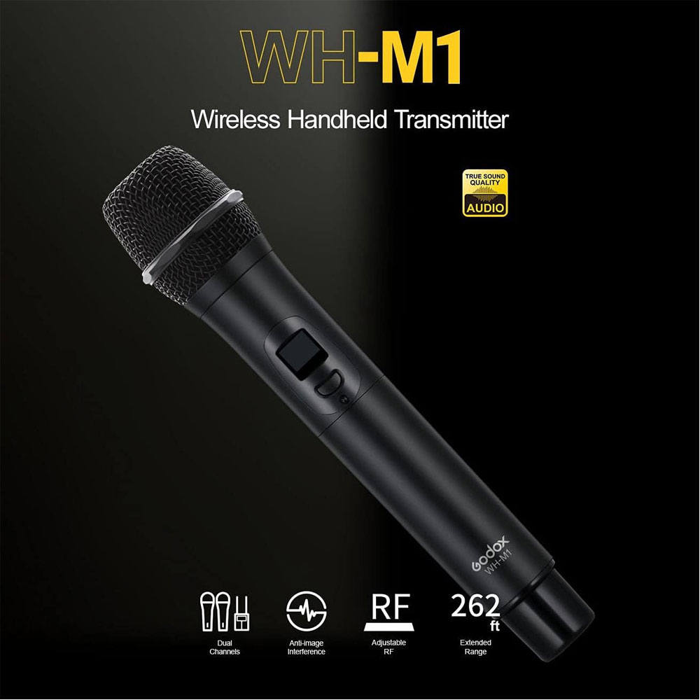 KIT MICROFONO INALAMBRICO GODOX RX1 / 1 WH-M1 - 7