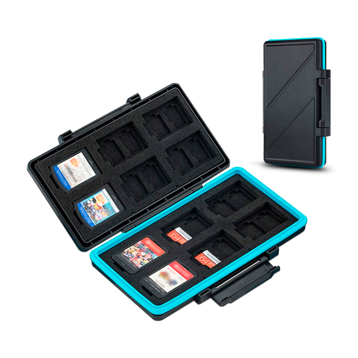 ESTUCHE PARA JUEGOS NINTENDO SWITCH JJC (12 JUEGOS NINTENDO SWITCH + 24 MICRO SD) - 1