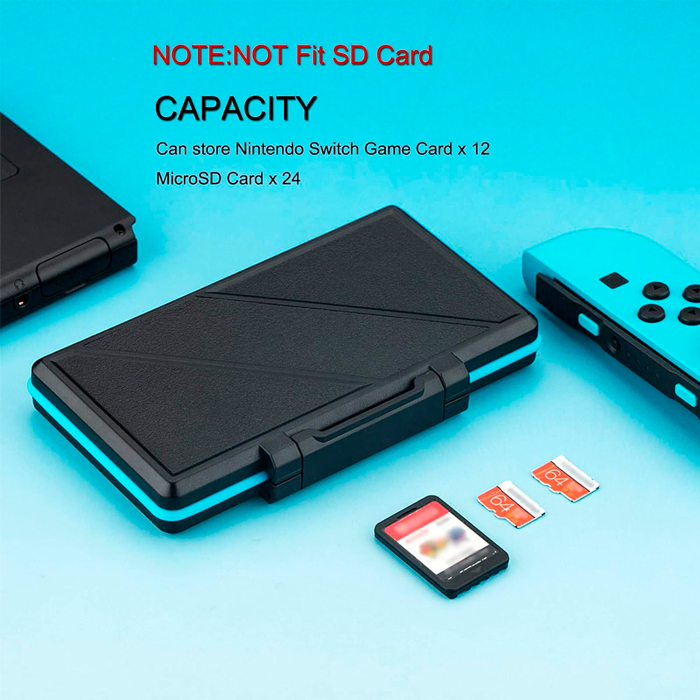 ESTUCHE PARA JUEGOS NINTENDO SWITCH JJC (12 JUEGOS NINTENDO SWITCH + 24 MICRO SD) - 3