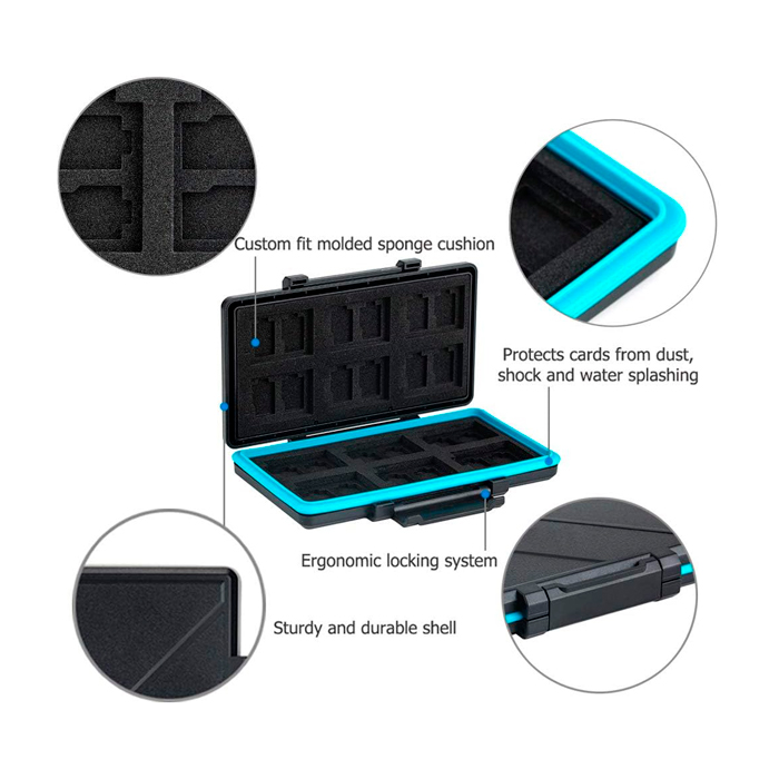ESTUCHE PARA JUEGOS NINTENDO SWITCH JJC (12 JUEGOS NINTENDO SWITCH + 24 MICRO SD) - 4