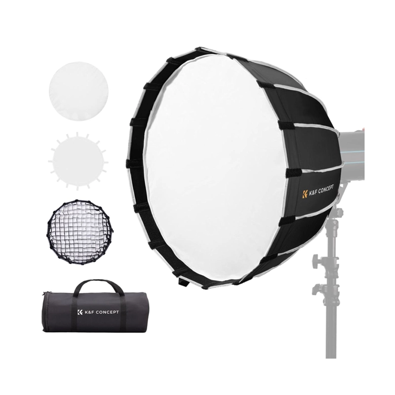 SOFTBOX PARABOLICO KYF CONCEPT 90CM - ARMADO RAPIDO KF18.0008V1 - 1
