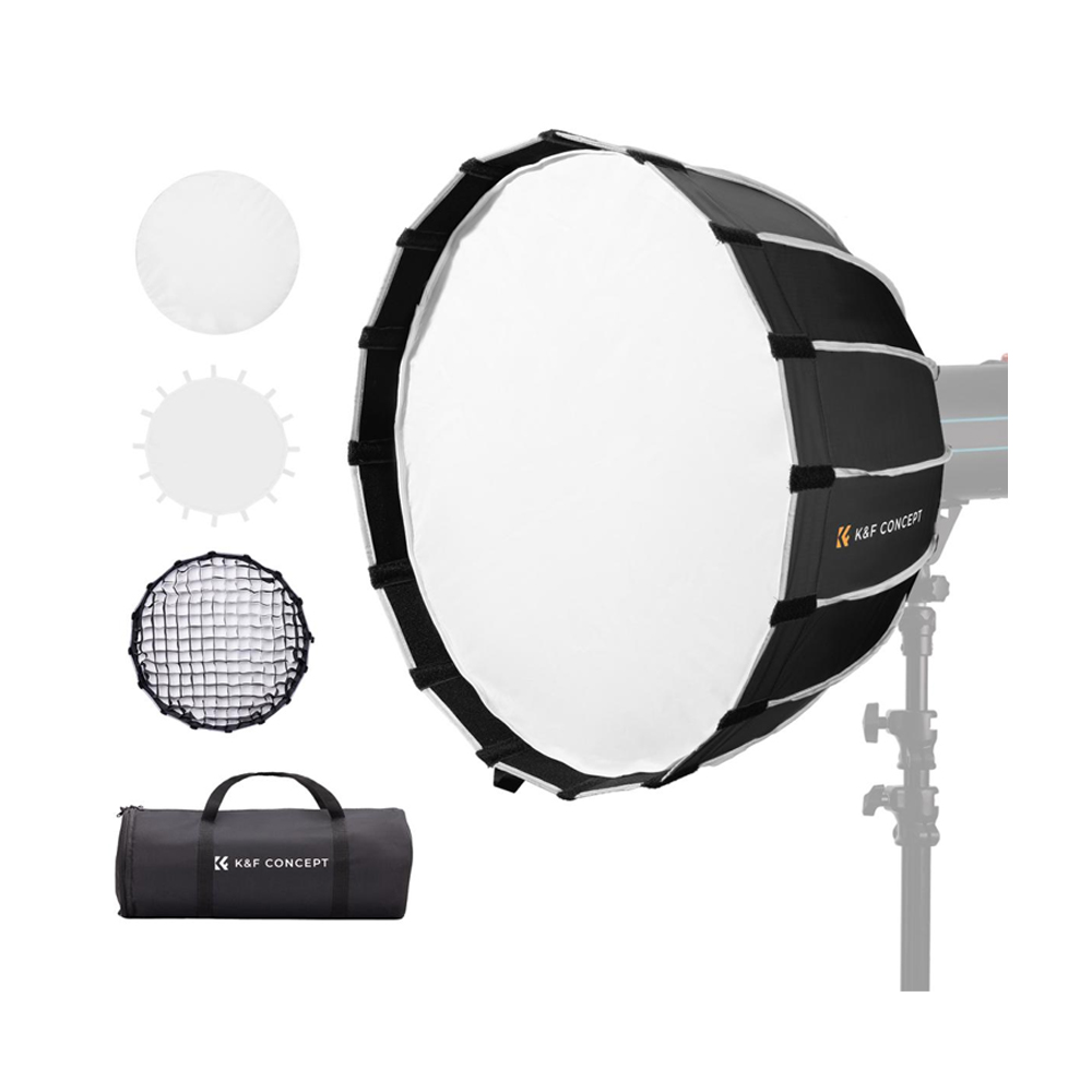 SOFTBOX PARABOLICO KYF CONCEPT 90CM - ARMADO RAPIDO KF18.0008V1 - 1