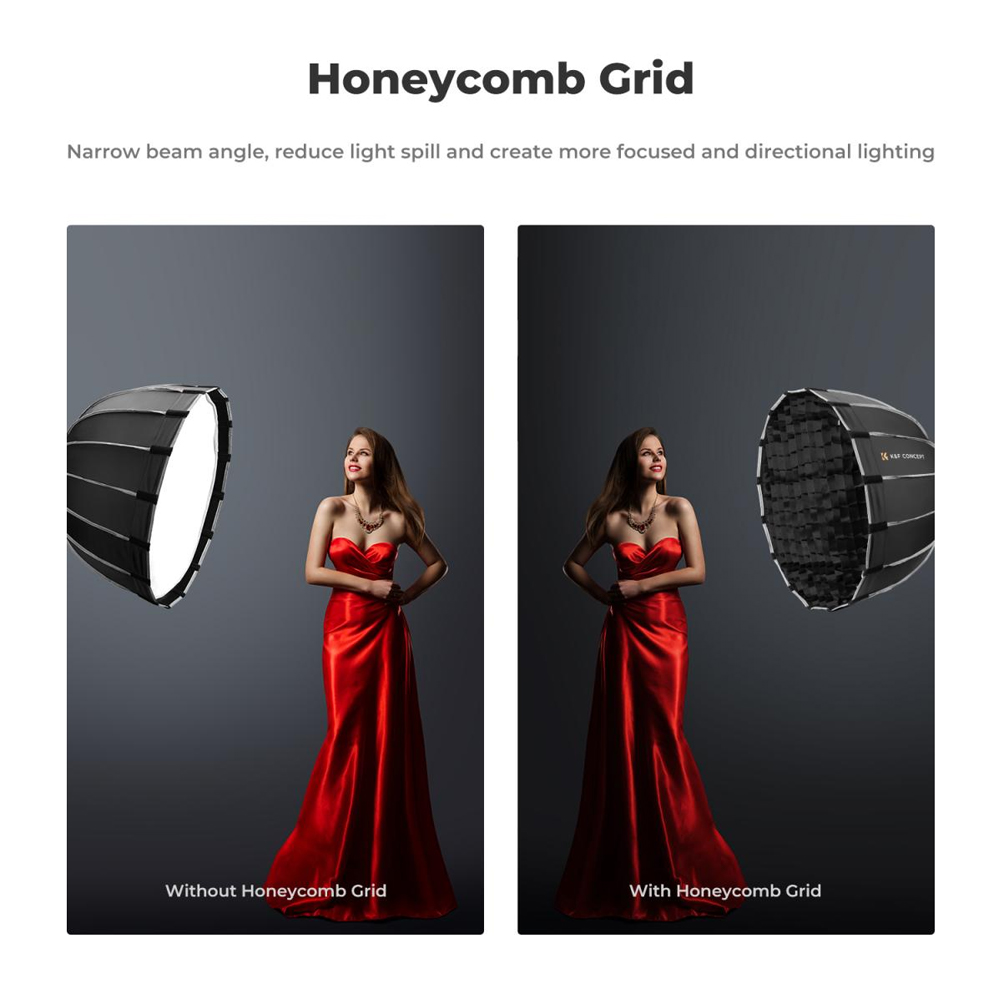 SOFTBOX PARABOLICO KYF CONCEPT 90CM - ARMADO RAPIDO KF18.0008V1 - 3