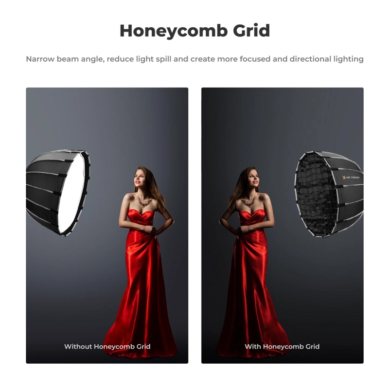 SOFTBOX PARABOLICO KYF CONCEPT 120CM - ARMADO RAPIDO KF18.0008V2 - 3