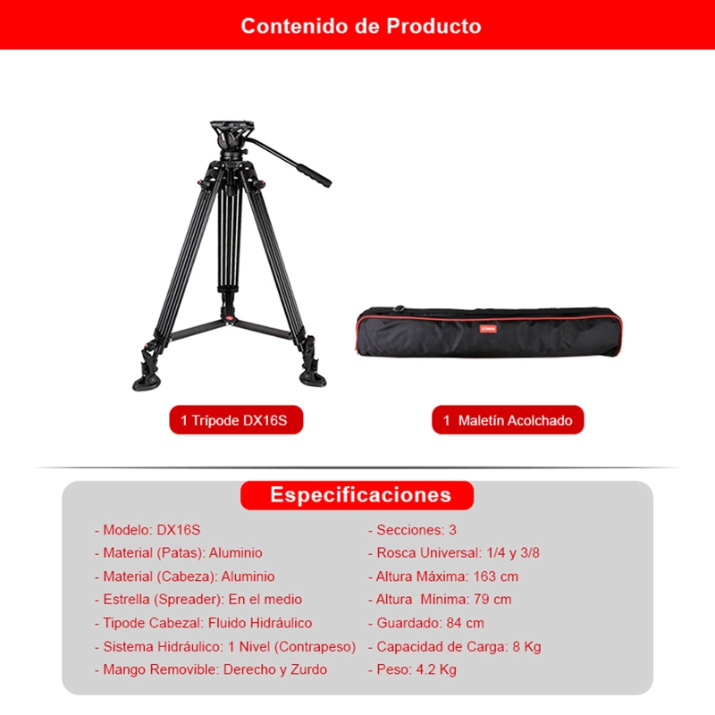 TRIPODE COMAN DX16S - 3