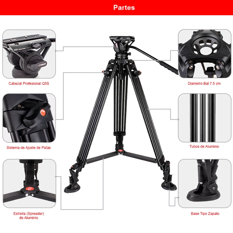 TRIPODE COMAN DX16S - 5