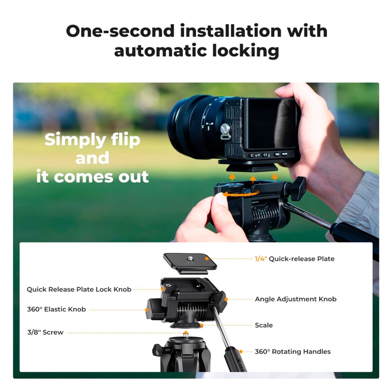 TRIPODE KYF CONCEPT KF09.156 - S255A3+BV01 - 5