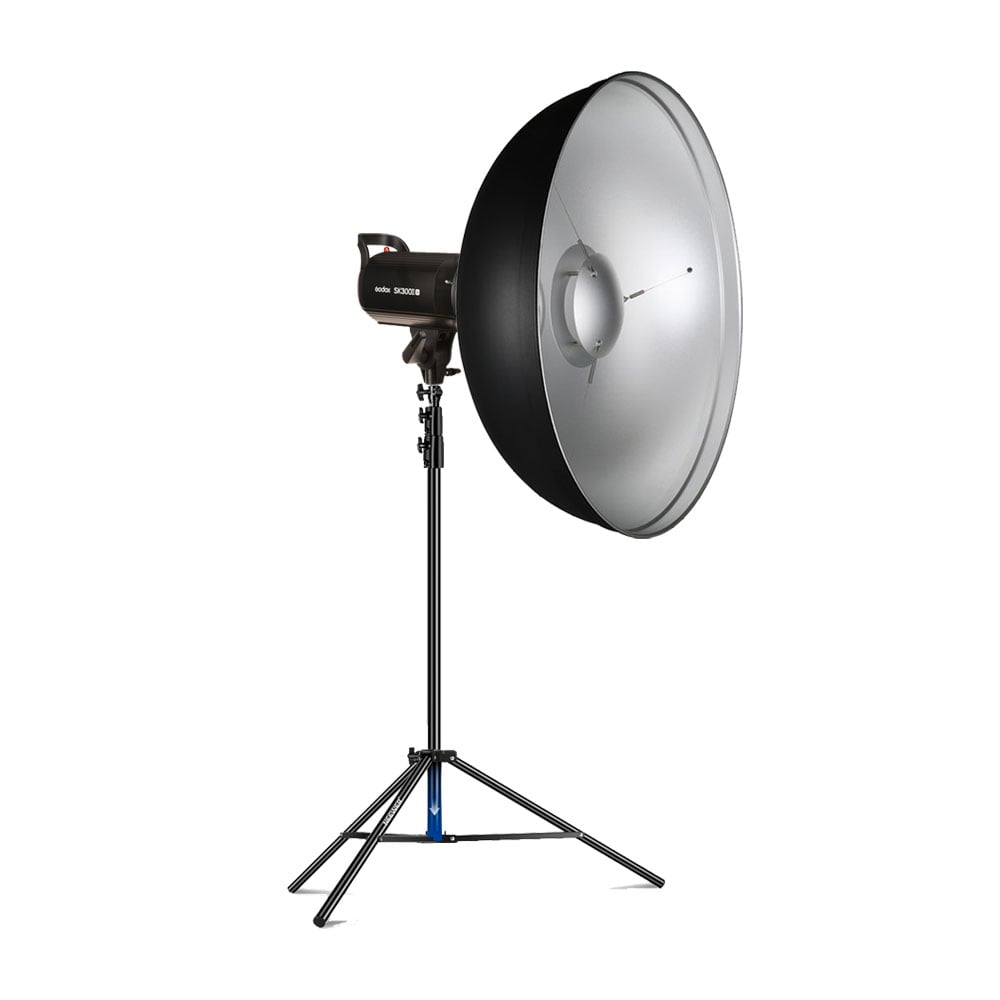COMBO FLASH GODOX SK300II-V + PARANTE + BEAUTIDISH GODOX BDR-S55 - 1