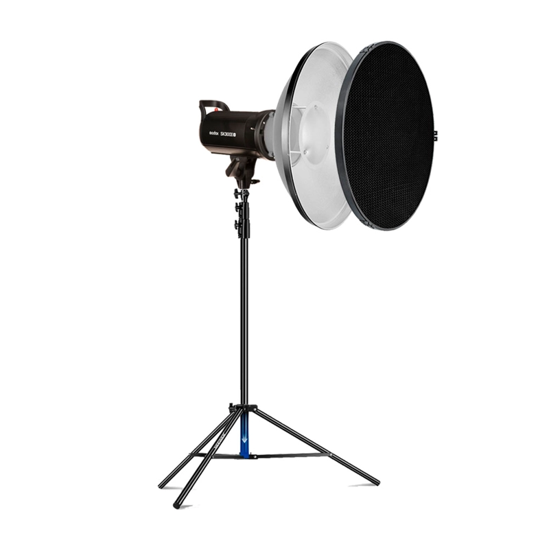 COMBO FLASH GODOX SK300II-V + PARANTE + BEAUTYDISH BDR-S420 + GRILLA GODOX C420 - 1