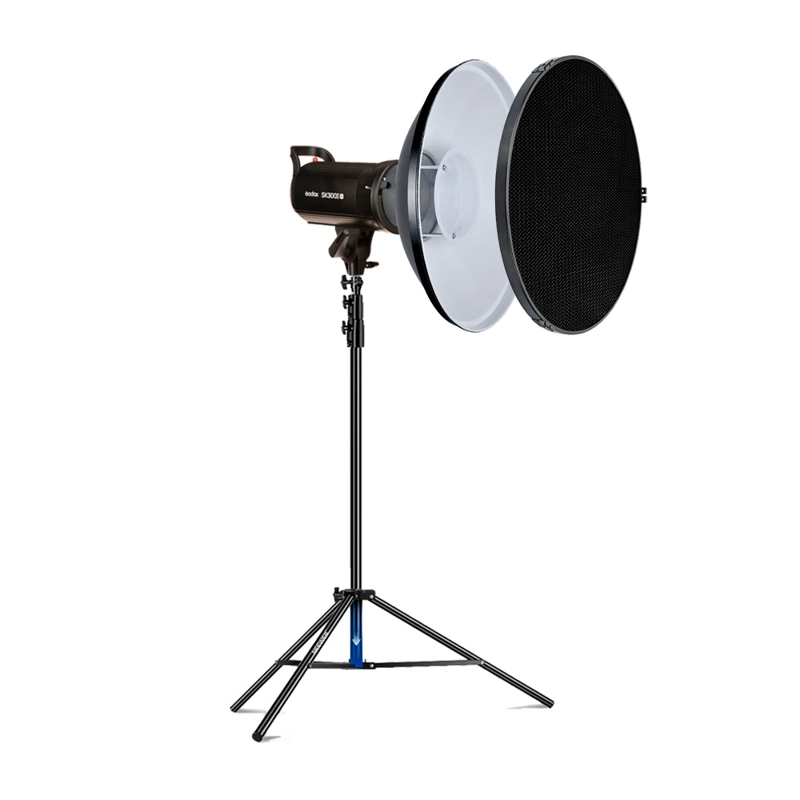 COMBO FLASH GODOX SK300II-V + PARANTE + BEAUTYDISH BDR-W420 + GRILLA GODOX C420 - 1