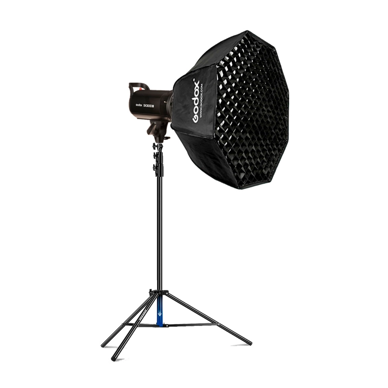 COMBO FLASH GODOX SK300II-V + PARANTE + SOFTBOX FW95 - 1