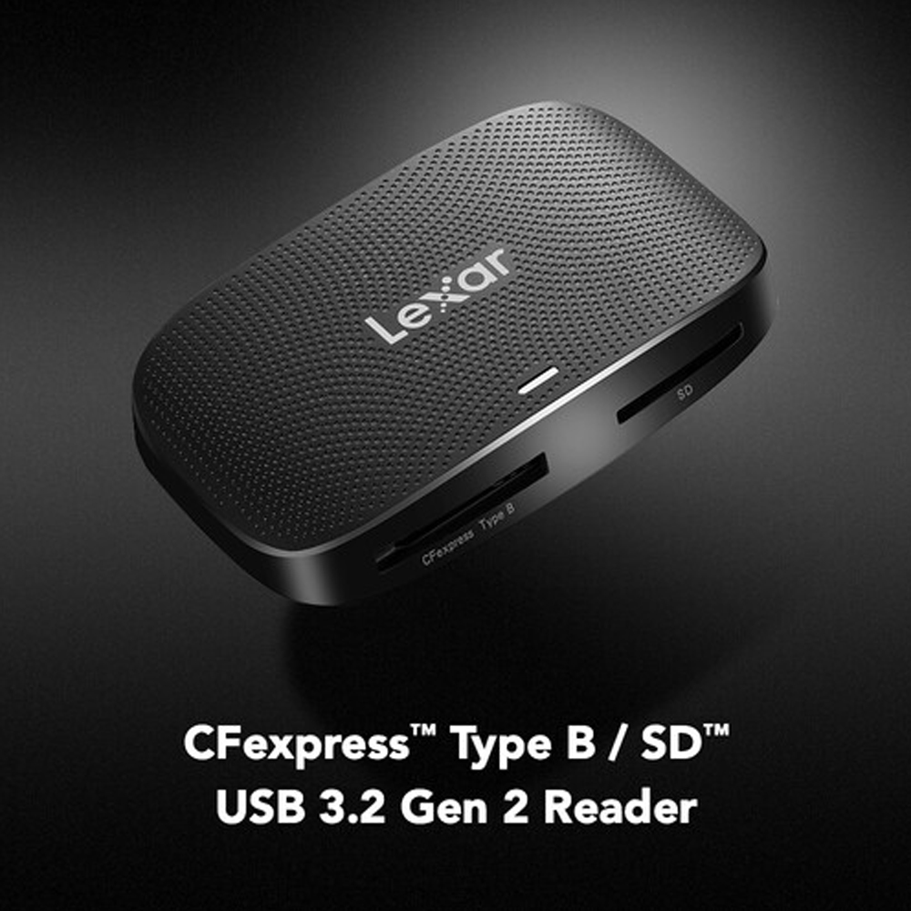 LECTORA LEXAR PROFESSIONAL 2 EN 1 (CFEXPRESS TIPO B, SD) USB 3.2 2DA GEN - LRW520U-RNBNG - 3