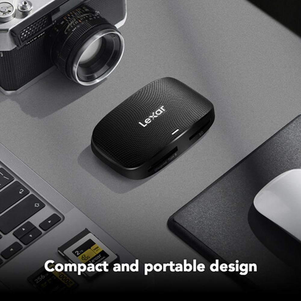 LECTORA LEXAR PROFESSIONAL 2 EN 1 (CFEXPRESS TIPO B, SD) USB 3.2 2DA GEN - LRW520U-RNBNG - 7