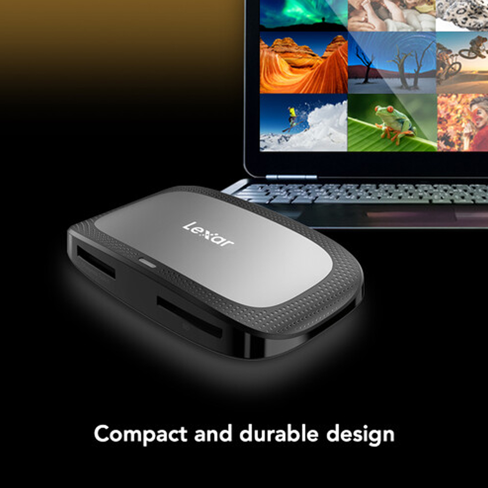 LECTORA LEXAR PROFESSIONAL 2 EN 1 (CFEXPRESS TIPO A, SD) USB 3.2 2DA GEN - LRW530U-RNBNG - 4