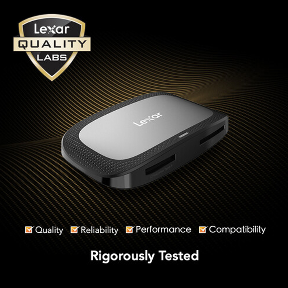 LECTORA LEXAR PROFESSIONAL 2 EN 1 (CFEXPRESS TIPO A, SD) USB 3.2 2DA GEN - LRW530U-RNBNG - 5