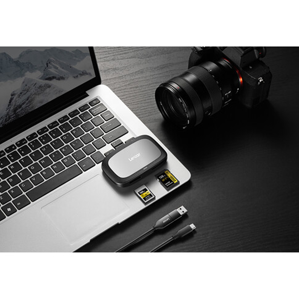 LECTORA LEXAR PROFESSIONAL 2 EN 1 (CFEXPRESS TIPO A, SD) USB 3.2 2DA GEN - LRW530U-RNBNG - 7