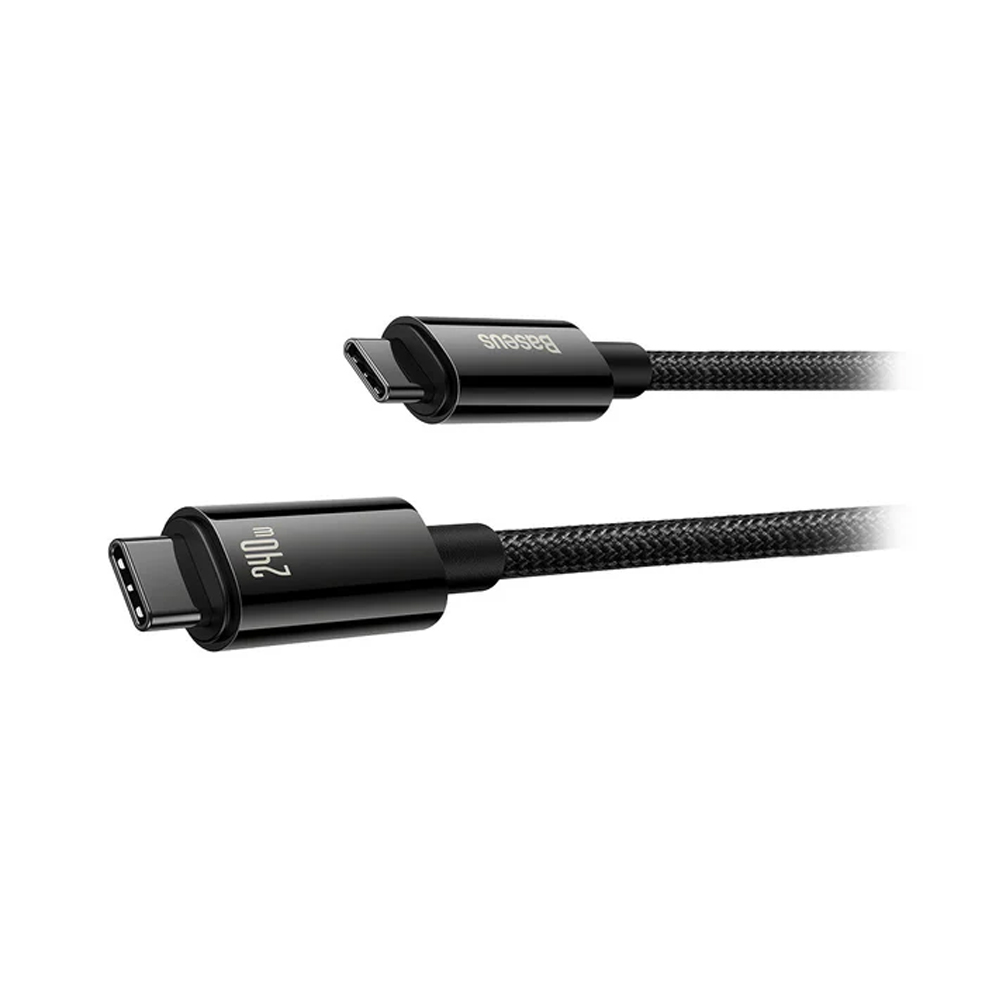 CABLE BASEUS FAST CHARGING DATA 240W - TUNGSTEN GOLD - 3 METROS - 5