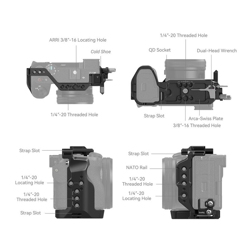 JAULA SMALLRIG PARA CAMARA SONY A6700 SKU.4336 - 5