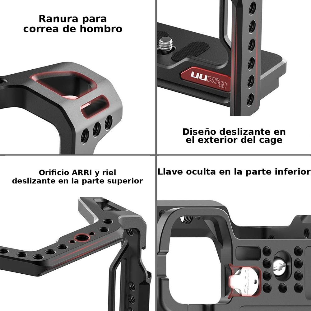 JAULA ULANZI PARA CAMARA SONY A7LLL MOD:R063 SKU:2231 - 9