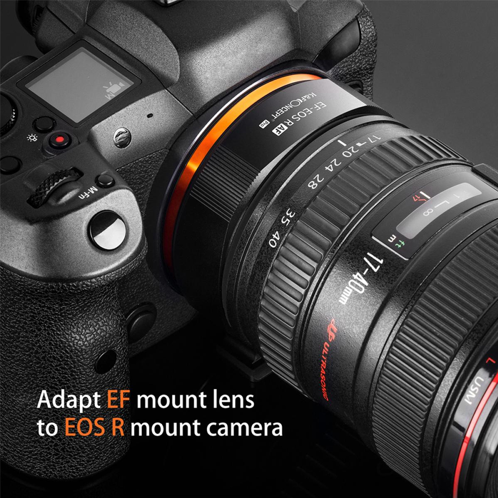 ADAPTADOR KYF CONCEPT PARA MONTURA EOS R USAR LENTES CANON EF/EF-S KF06.467 - 8