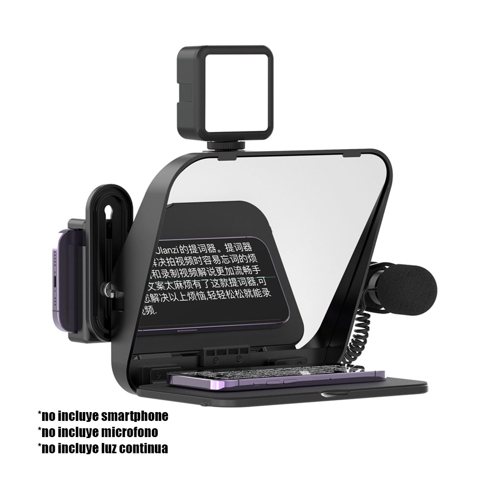TELEPROMPTER ULANZI RT02 - PARA TABLETS Y SMARTPHONES - 10