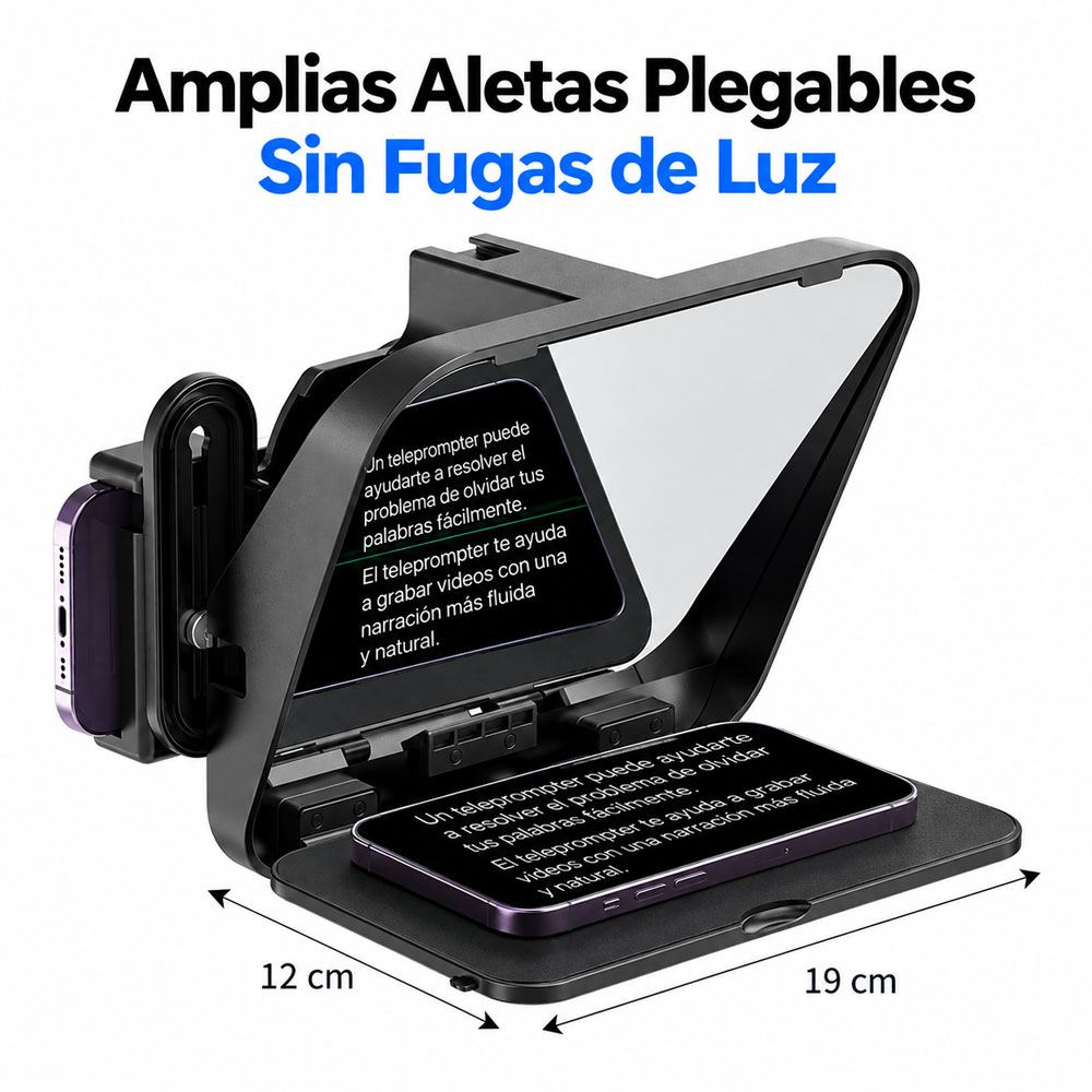 TELEPROMPTER ULANZI RT02 - PARA TABLETS Y SMARTPHONES - 4