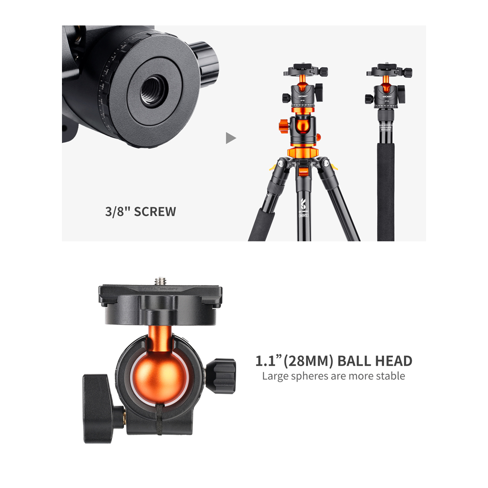 TRIPODE KYF CONCEPT KF09.090V1 - SA254T2 / T254A4 + BH-28L - 9